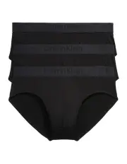 [Calvin Klein] Hip Briefs 3 Pack in Black