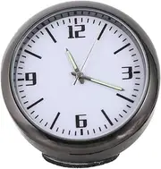 HEALLILY Car Quartz Clock Tiny Stick Dashboard Clock for Cars Easy Install Vehicle Accessory for Car Air Vent Dashboard Use