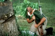 Caddyshack Bill Murray in Camouflage With Rifle 24x36 Poster