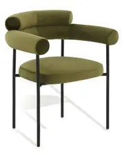 Safavieh Couture Jaslene Curved Back Dining Chair NoSize Green