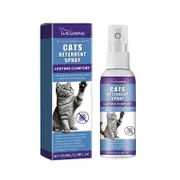 Yegbong Cat Deterrent Spray, Stops Cats from Peeing & Scratching, Lemon & Coptis, Safe for Furniture