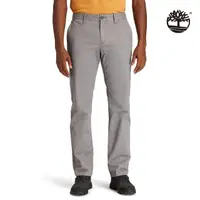 在飛比找momo購物網優惠-【Timberland】男款灰色彈力斜紋卡其褲(A29PF0