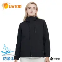 在飛比找蝦皮商城優惠-【UV100】 防曬 防風防潑水-羽絨保暖兩件式外套-女(A