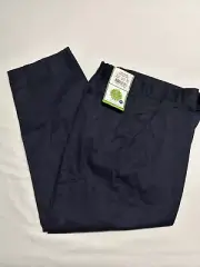 Real School Boys Size 14Husky Uniform Pants - Flat Front - Navy - NWT