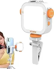 LED Selfie Light - Double-Sided Selfie Light for Phone Video Conference Lighting | Small Webcam Lighting LED Camera Light for Live Broadcast Photography