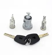 with SIP22 Blade Keys 3pcs Complete Set Ignition Door Trunk Lock Barrel Cylinder, for Fiat, Ducato, for Citroen, Jumper, for Peugeot, Boxer car Door Lock