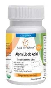 ALPHA LIPOIC ACID Capsules 99% Purity Pure & High Quality Antioxidant