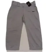 Nike softball pant Diamond Invader Women's M Medium gray 700877 NEW