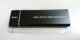 M.2 PCI-e NVMe SSD USB3.1 外接盒 轉接盒