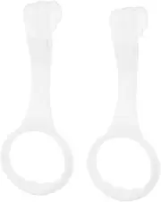 Totority Baby Bed Hand Rings 2pcs Playpen Pull up Rings Crib Sling Accessory Easy Install