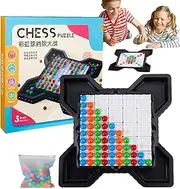 Rainbow Chess Board | Interactive Chessboard Game | Novel Portable Puzzle Chess Toy Set for Adults Boys Girls Teens Children 2-4 Players