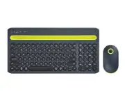 Onn Multi-Device Wireless Full Size Keyboard & 3-Button Mouse