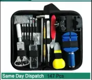Watch Repair Band Link Remover Tool Kit - Hammer Punch Pins Watch Strap Holder
