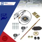 Drift Trike Go Kart Rear Live Axle Kit, Sprocket & Hub, Brake Assembly,Chain,Hub