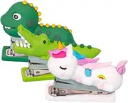 DOITOOL Cute Stapler Mini Cartoon Stapler for Portable Use for Students and Home Office