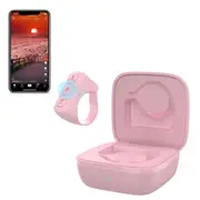 Bluetooth Remote Control Scrolling Ring TikTok Kindle Page Turner-Pink