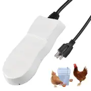 500W Utility De-Icer,Submergible Bird Bath Heater De-icer, Chicken Water Heat...
