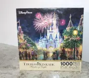 NEW Disney Parks MAIN STREET FIREWORKS SHOW Puzzle by Thomas Kinkade