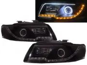 A4 A4/S4 B6 8E 01-05 4D/5D CCFL Projector R8Look Headlight Black for AUDI RHD