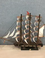 Fragata Espanola Ano 1780 Model Ship 18 X 15 X 2.5 Vintage Collection ship New