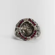 [VOODOO JEWELS] Empty sigillium ring Silver