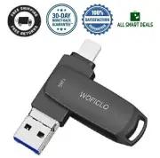 USB De Almacenamiento Externo Para Iphone Ipad 128GB De Capacidad Android PC