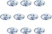 Set of 10, Sansui No. 9 Plate, 10.6 x 1.6 inches (27 x 4 cm) | Arita-yaki Plate, Setomonohonpo