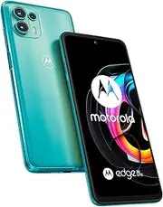 [Motorola] Moto Edge20 lite Smartphone (6.7" FHD+ Display, 108MP Camera, 8/128GB, 5000mAh, Android 11), Lagoon Green + Protective Cover [Amazon Exclusive]