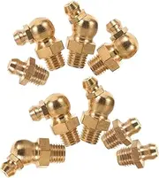 ANDRESLAD 9pcs Copper Grease Plug Covers Nipple Covers Golden Cars Accessories Grease Fitting Protectors