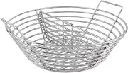 Lump Charcoal Fire Basket with Divider Big Green Egg Accessories,Stainless Steel