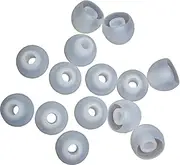 Xcessor (S) 7 Pairs (14 Pieces) of Silicone Replacement in Ear Earphone Small Size Earbuds Replacement Ear Tips for Popular in-Ear Headphones. Transparent
