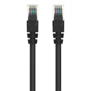 Cat6 Snagless Patch Cable, 1 Foot Black