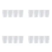 16pc Lemon & Lime Crystal Deco Plastic Reusable Tumbler 400ml