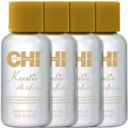 CHI Silk Infusion Keratin Reconstructing Complex Serum 0.5oz/15ml *PACK OF 4*