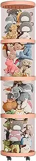 Stuffed Animal Storage Tube, Soft Toy Vertical Storage, Transparent Plush Doll Toy Storage Tube, Multi-layer Soft Toys Storage Boxes With Wheels, Toy Organizer For Home Bedroom Decor