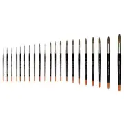 Raphael Series 8404 Red Kolinsky Sable Watercolour Brushes