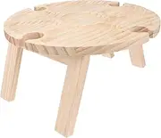ibasenice 1Pc Collapsible Picnic Table Portable Wine Rack for Outdoor Events for Camping Beach and Backyard Parties Lightweight and Easy to Carry