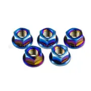 5x Neo M8 x 1.25 Titanium Rear Sprocket Nuts for MV Agusta Butale B4 1090RR