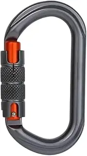Climbing Carabiner O-Shape D-Shape Screw Lock for Mountaineering Accessory Carabiner