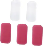 WOONEKY 5pcs Eyelash Extension Glue Plate Lash Grafting Pad Silicone Glue Pallet for Beauty Salon Easy Clean Glue Slow Curing Pad