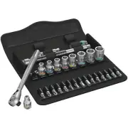 8100 SA 8 Zyklop Metal Ratchet Set 1/4" Drive, Metric, Switch Lever 05004018001