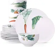 [Noritake] Kyoka Shunsai 18-Piece Dinnerware Set, Service for 6