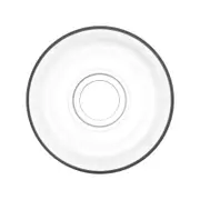 LAV Klasik Glass Tea Coffee Cup Saucer - 10cm - Pack of 6