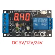 Digital LED Cycle Timer Delay Relay Switch Time Relay Module DC 5V/12V/24V