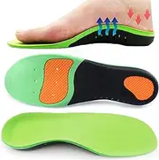 Arch Support Orthotic Insoles, H HOME-MART Plantar Fasciitis Insole, Full Length Heel Seats Foot Orthotic Inserts with Arch Support for Treating Heel Pain and Spurs