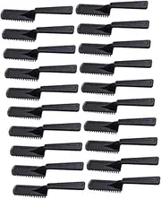 Beaupretty 20pcs Wide Teeth Hair Dye Brush for Smooth Application for Home and Salon Use Hair Tinting Tool for Even Color Distribution and Treatment