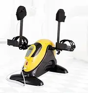 Electronic Physical Therapy and Rehab Bike Pedal Motorized Trainer for Senior,Arm & Leg Electric Pedal Exerciser with LCD Screen Displays (Color : C)