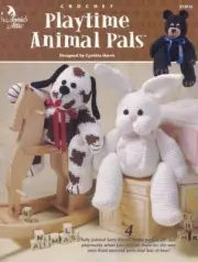 NEW ANNIES ATTIC CROCHET PLAYTIME ANIMAL PALS OOP 2000