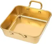 ASAKKURA Stainless Steel Square Plate Household Baking Pan Easy to Clean Oven Safe