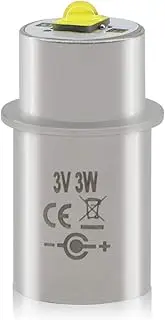 LudoPam LED Bulb Upgrade Conversion Kit Compatible for Maglite Flashlight 2 Cell D or C